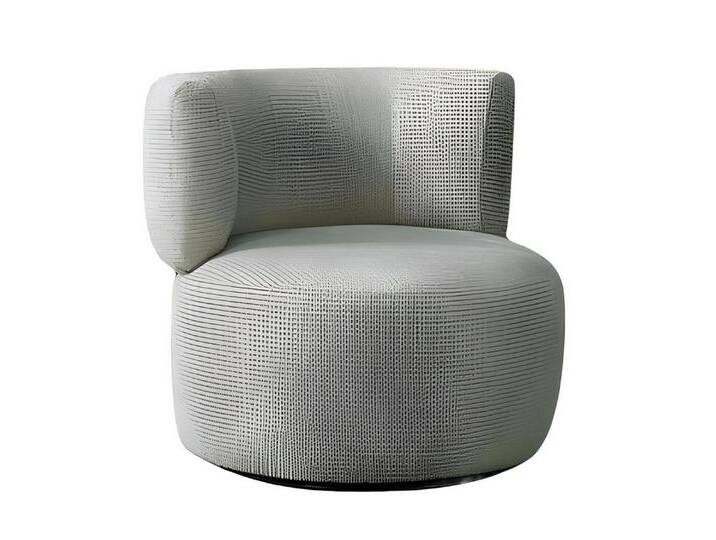 JVmoebel Loungesessel Designer Sessel 1 Sitzer Grau Stoff Textil Luxus Modern Möbel (1-St., Sessel), Made in Europa von Otto.de