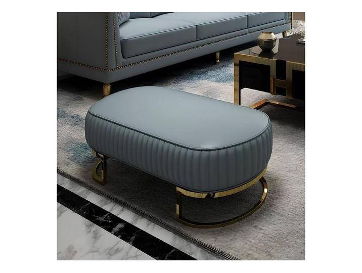 JVmoebel Polsterhocker Designer Hocker Polsterhocker Fuß Ablage Möbel Wohnen Sitzbänke Sitz (Hocker), Made in Europa von Otto.de