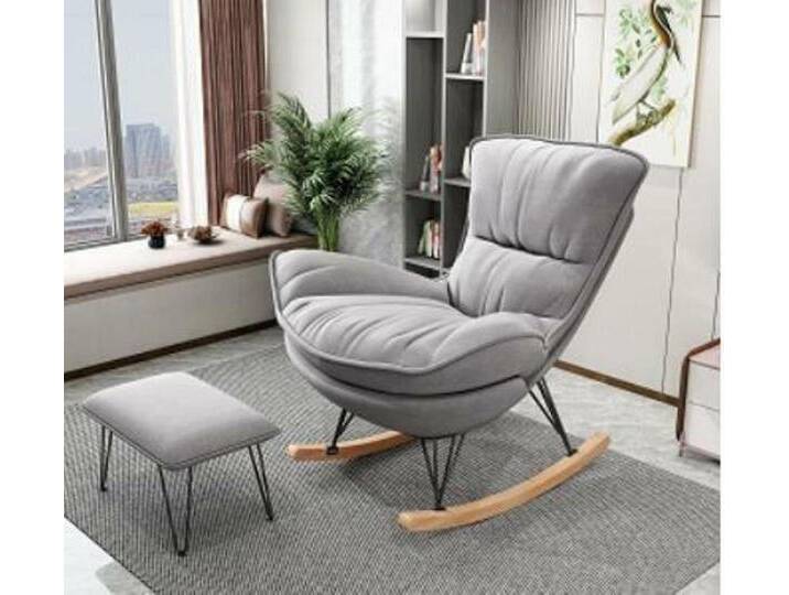 JVmoebel Schaukelsessel Designer Stuhl Polster Relax Textil Hocker Einsitzer Club Sofa, Made in Europa von Otto.de