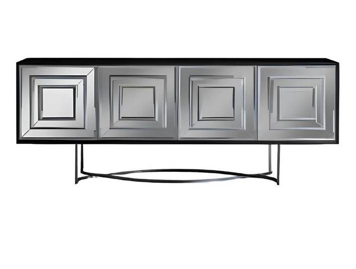 JVmoebel Sideboard Wohnzimmer Silber Anrichte Designer Kommode Luxus Kommode Holz Möbel (Anrichte), Made in Europa von Otto.de