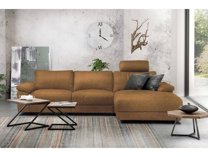 KAWOLA Ecksofa LOLA XL, Couch L-Form rechts oder links, Sitzvorzug motorisch, Stoff oder Leder von Otto.de