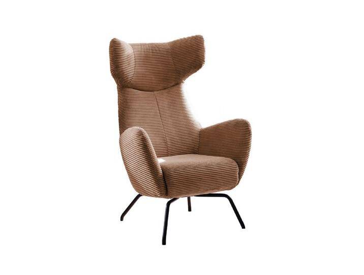 KAWOLA Relaxsessel LOTTE, Ohrensessel Velvet oder Cord, mit oder ohne Hocker verschiedene Farben von Otto.de