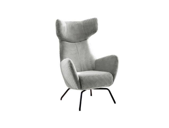 KAWOLA Relaxsessel LOTTE, Ohrensessel Velvet oder Cord, mit oder ohne Hocker verschiedene Farben von Otto.de