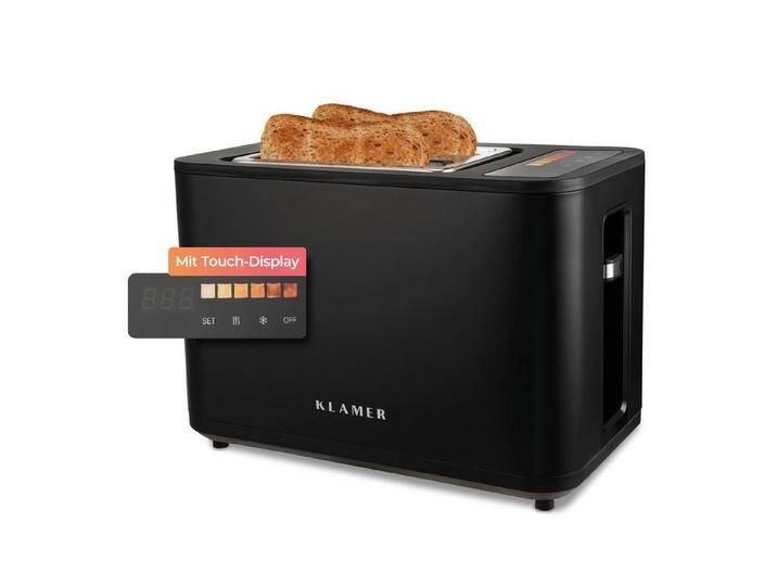 KLAMER Toaster Toaster mit Brötchenaufsatz, hochwertiger 2 Scheiben-Toaster, 6 Bräun…, 900 W von Otto.de