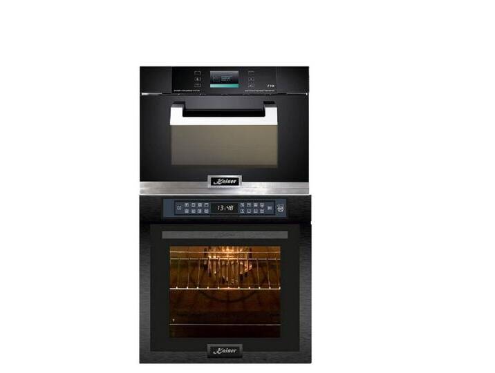 Kaiser Küchengeräte Backofen-Set EH 6306 RS+EH 6312, mit 1-fach-Teleskopauszug, Einbaubackofen,79L 15 Fkt.+Multifunktions-Dampfgarer-Backofen von Otto.de