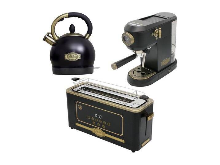 Kaiser Küchengeräte Espressomaschine, Siebträger-Espressomaschine,19 bar+ Retro Wasserkocher+Retro-Toaster von Otto.de