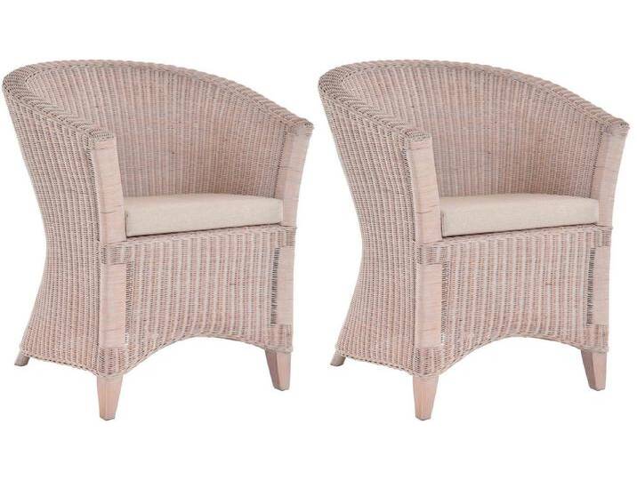 Krines Home Cocktailsessel 2er Set Rattan Sessel Ken Cocktailsessel Lounge Wohnzimmer Sessel (2-St), Clubsessel Rattansessel von Otto.de