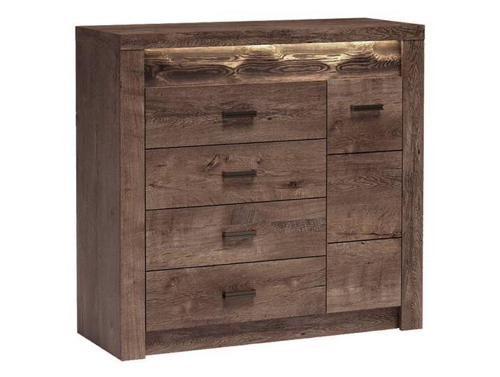 Lomadox Kommode INGENIO-161, Wohnzimmerschrank Sideboard Anrichte modern in Esche braun von Otto.de