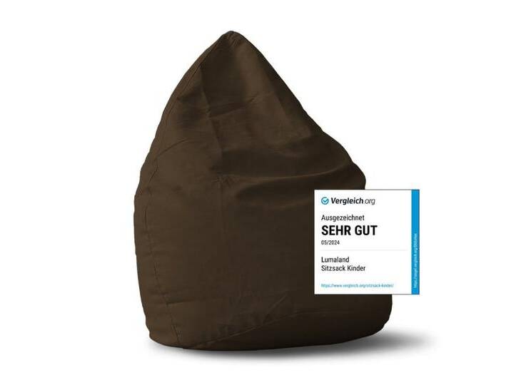 Lumaland Sitzsack Luxury XL Sitzsack (1 St), Microvelours Beanbag extra weich & robust Stuhl Sessel 60x45cm von Otto.de