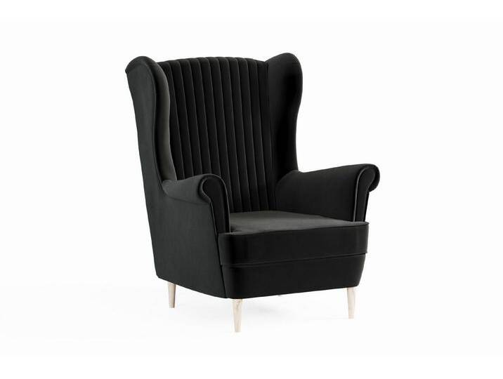 MOEBLO Ohrensessel COMFY SESSEL mit oder ohne Hocker (Polstersessel aus Samtstoff Wohnzimmersessel mit/ohne Hocker Ohrenbacksessel), Sessel mit optionalem Hocker von Otto.de