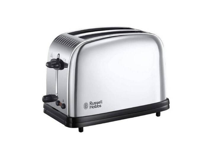 RUSSELL HOBBS Toaster RUSSELL HOBBS Toaster Victory 23311-56 Edelstahl, 2 kurze Schlitze, für 2 Scheiben, extra breite Toastschlitze, Retro Design von Otto.de
