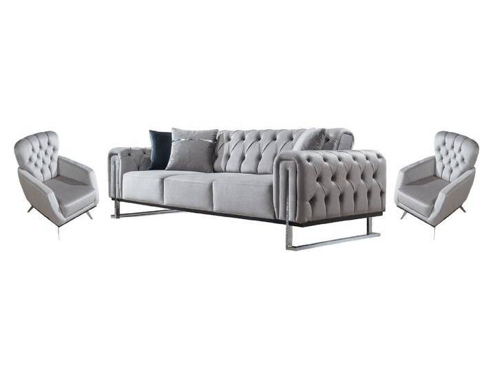 Villa Möbel Polstergarnitur Nova, (Set, 3-tlg), mit Relax-/Bettfunktion durch umklappbare Rückenlehne von Otto.de