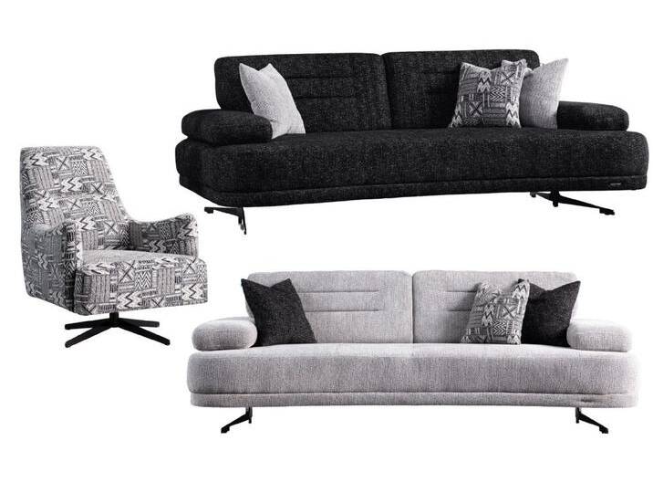 Villa Möbel Polstergarnitur Onyx Duo, (Set, 3-tlg), mit Relax-/Bettfunktion durch verstellbare Rückenlehne von Otto.de