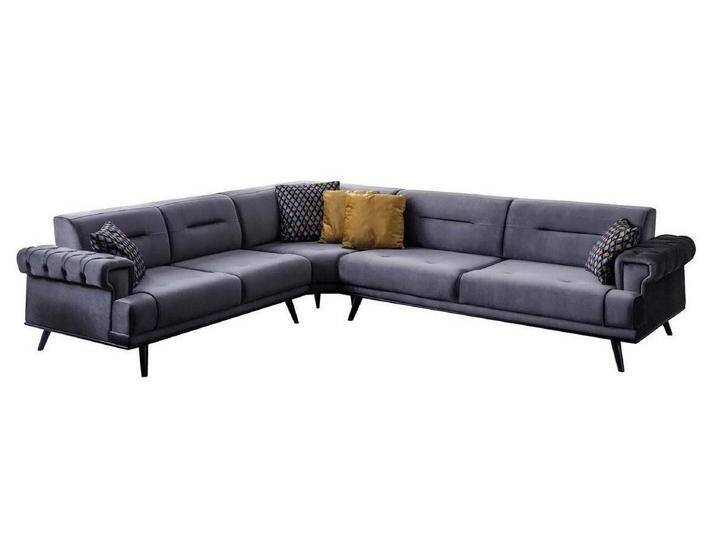 Xlmoebel Ecksofa Designer Ecksofa in Grau mit exklusivem Design für das moderne, Hergestellt in Europa von Otto.de