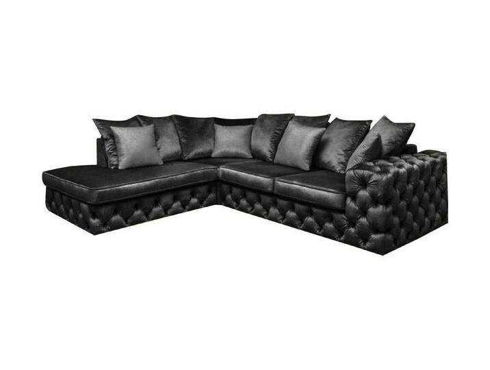Xlmoebel Ecksofa Ecksofa L-Form Wohnlandschaft Polster Textil Chesterfield, Hergestellt in Europa von Otto.de