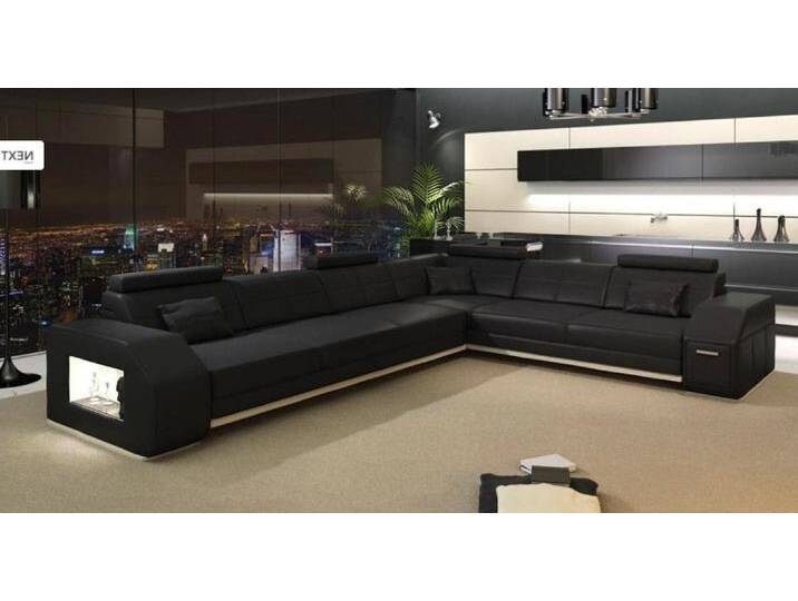 Xlmoebel Ecksofa Hochwertiges Designersofa aus Leder und Textil in L-Form mit, Hergestellt in Europa von Otto.de