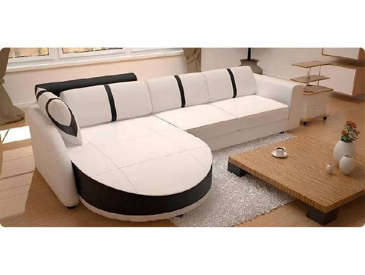 Xlmoebel Ecksofa Ledersofa mit Eckfunktion und Schlaffunktion, Designer-Schlafsofa aus, Hergestellt in Europa von Otto.de