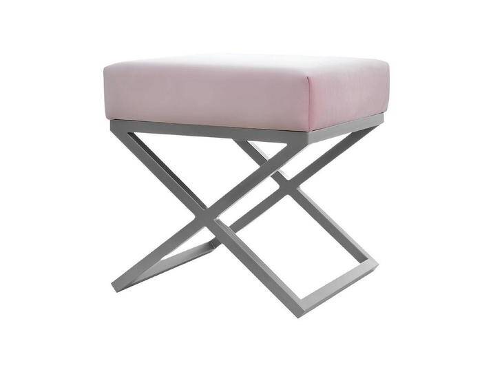 Xlmoebel Hocker Runder Sitzpouf mit Polsterung und X-Form, ideal als Fußhocker, (Hocker), Hergestellt in Europa von Otto.de