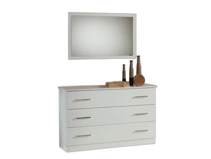 Xlmoebel Schubkastenkommode Kommode mit Spiegel Shlafzimmer Rechteckig Schubladen Schrank (2 St., Kommode mit Spiegel), Hergestellt in Europa von Otto.de