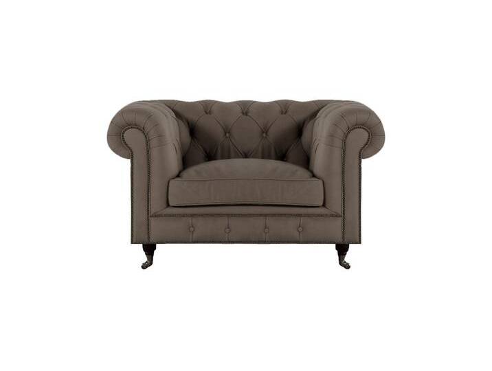 Xlmoebel Sessel Grauner Chesterfield Polstersessel Designer Lehnsessel (Sessel), Made in Europa von Otto.de