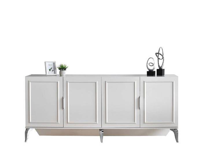 Xlmoebel Sideboard Moderne weiße Holz-Kommode mit Anrichte und Sideboard-Funktion. (Sideboard), Hergestellt in Europa von Otto.de