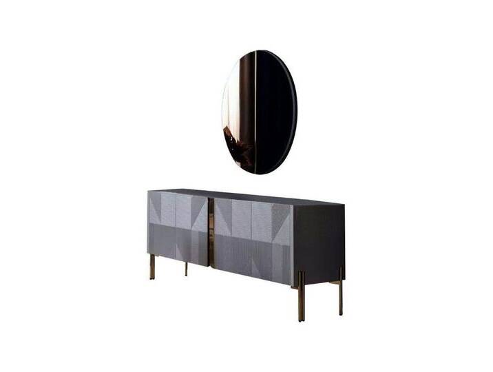 Xlmoebel Sideboard Spiegel Sideboard Set Italienischer Stil 2tlg. Wohnraum Holz Kommode (2 St., 1x Sideboard + 1x Spiegel), Hergestellt in Europa von Otto.de