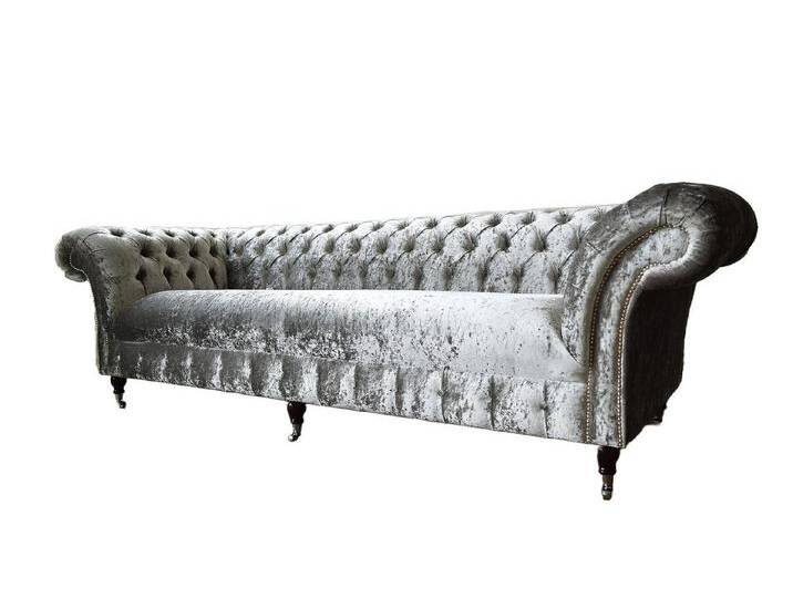 Xlmoebel Sofa Chesterfield Stoffsofa Sofa Polster XXL Groß 4 Sitzer Design Sitzmöbel, Hergestellt in Europa von Otto.de