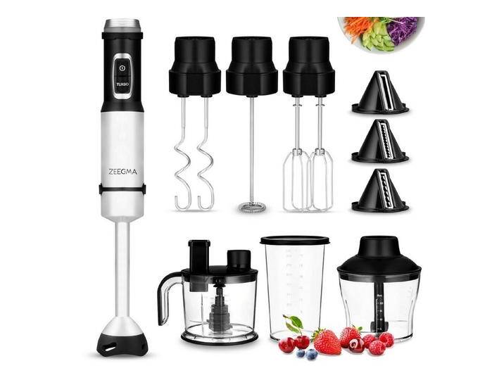 Zeegma Stabmixer Handy-Chef, 1500,00 W, Set 5in1 Metallgehäuse 17 Stufen + Turbo TOP von Otto.de
