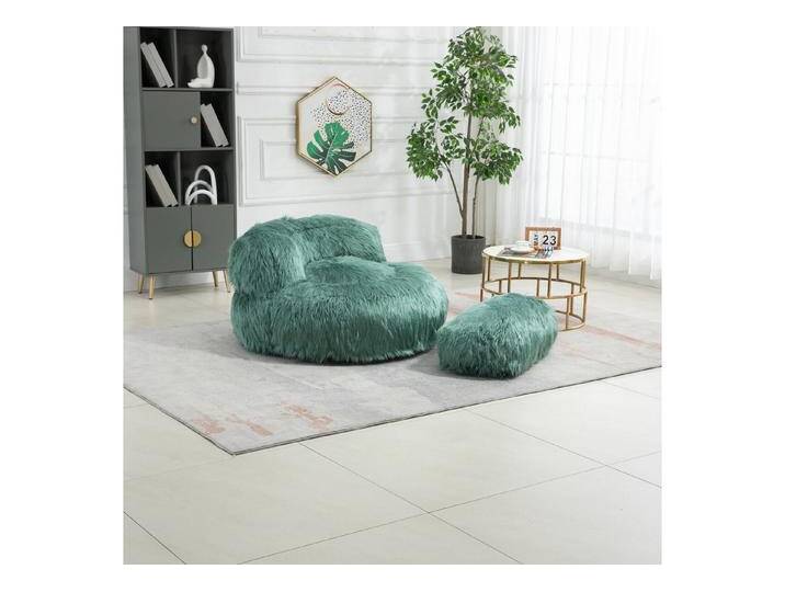 ccbetter Sitzsack Bequemer flauschiger Sitzsack Stuhl (mit Fußhocker, 1 St., Weiche flauschige Kunstpelz Sitzsack), Für Erwachsene Kinder,Moderner Akzent Stuhl von Otto.de