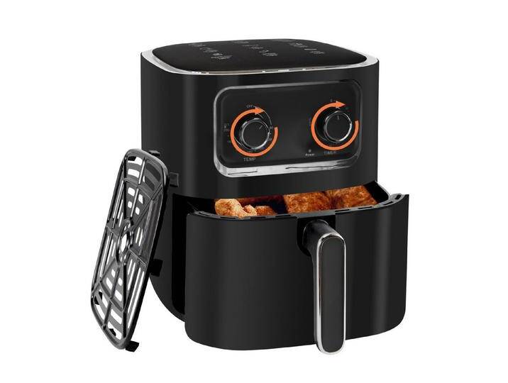 ibettertec Heißluftfritteuse Heißluftfritteuse 10L, Multifunktionale Air Fryer 2400W,Max 200℃, 2400,00 W, Heißluft Fritteuse XXL, 95% weniger Öl von Otto.de