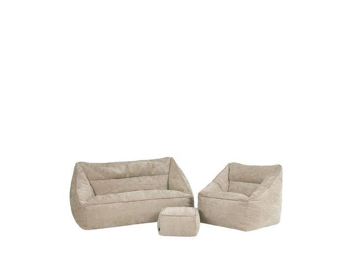 icon Sitzsack Sitzsack Sofa aus Chenille „Cecilia\ mit Sitzsack und Sitzpouf, Made in Germany, für Erwachsene, XXL Sitzsack von Otto.de