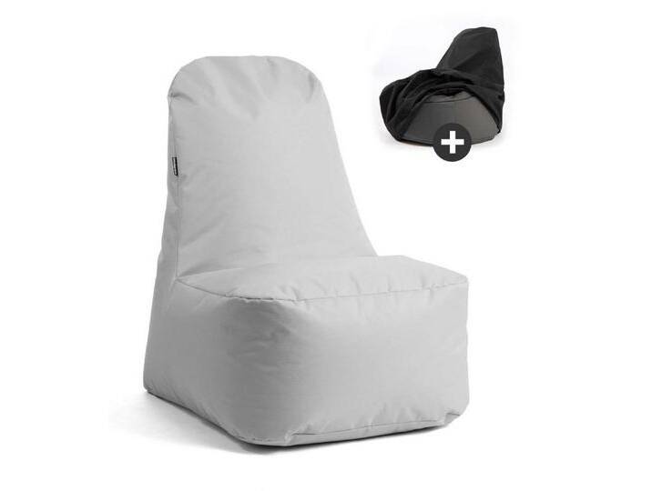 mokebo Sitzsack Der Däumchendreher (in Grau), auch als Gaming Sitzsack oder Outdoor Bean Bag mit Schutzhülle von Otto.de