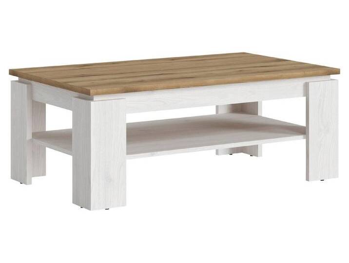 Couchtisch CELESTO, Sibiu Lärche Dekor, B 110 x T 67 cm, Coast Evoke Eiche Dekor, braun weiß von Otto