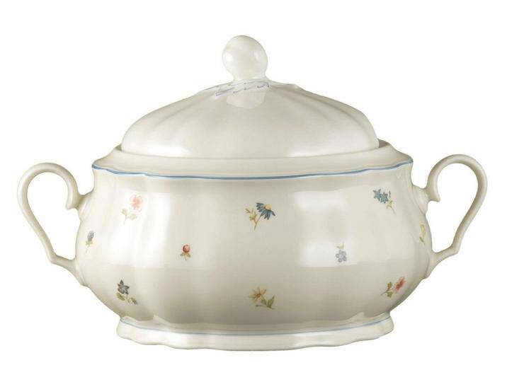 Schüssel Seltmann Weiden Marie-Luise Streublume Schüssel mit Deckel 2,15 l, Porzellan, (Packung), bunt weiß von Otto