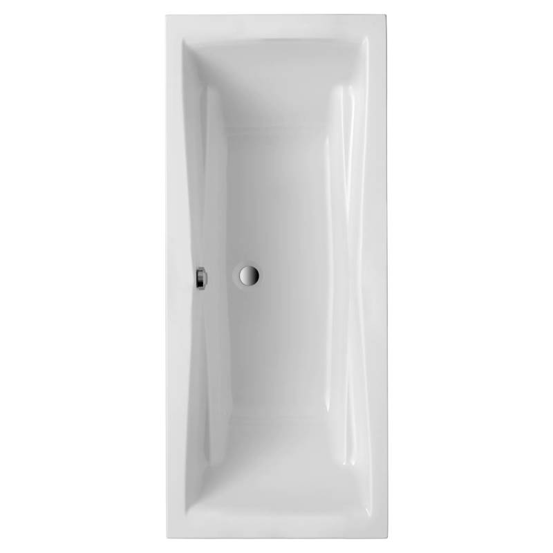 Ottofond Badewanne "Atlanta Duo" rechteckig weiß 180 x 80 cm von Ottofond