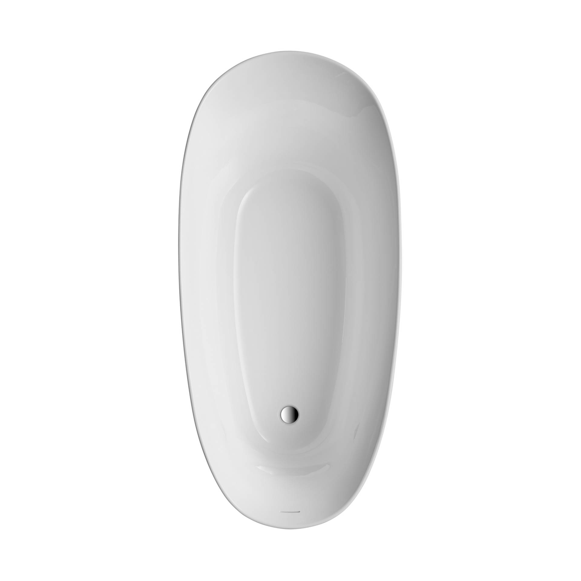 Ottofond Badewanne 'Aviva' freistehend Sanitäracryl weiß 1800 x 850 mm von Ottofond