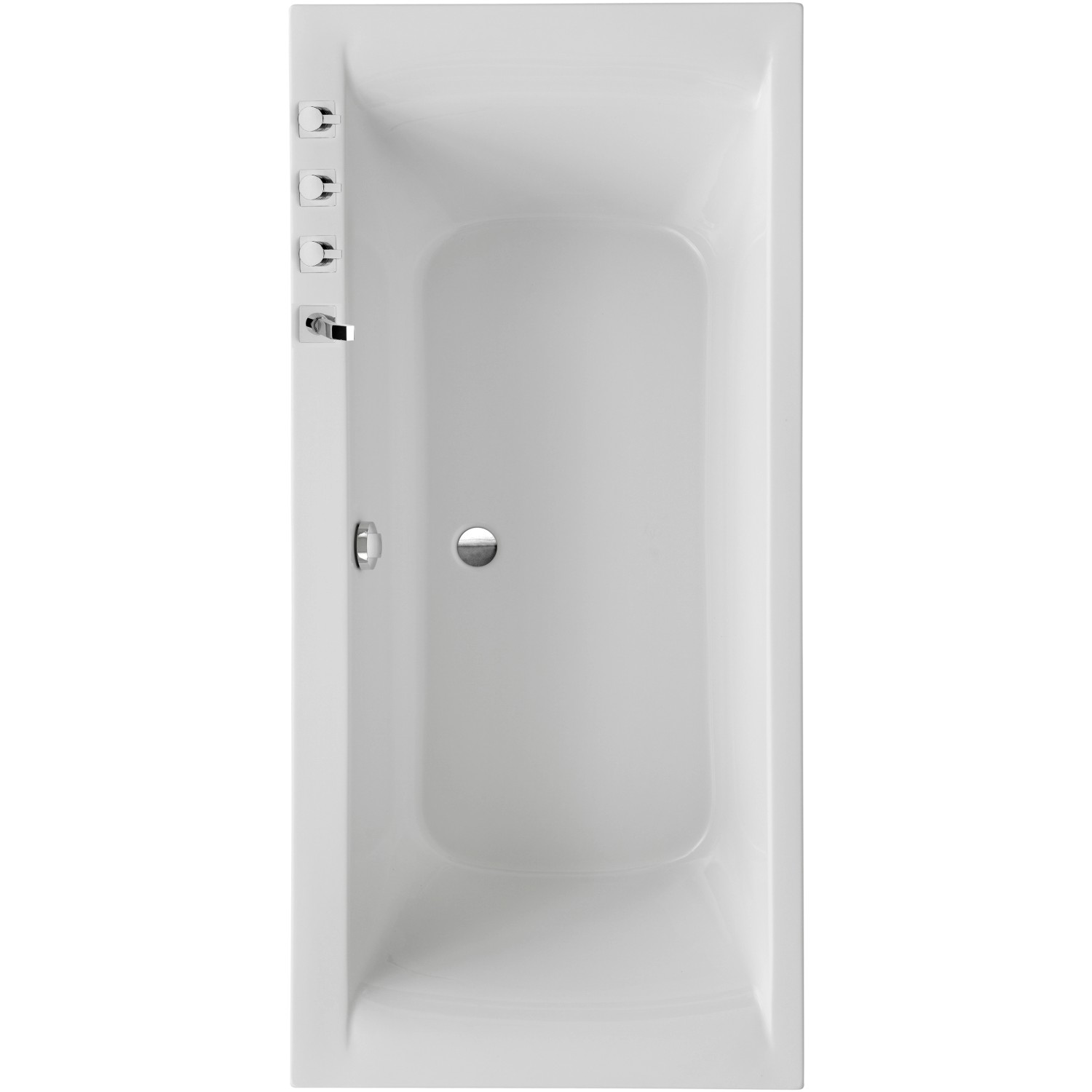 Ottofond Badewanne Rosa 170 cm x 75 cm Weiß von Ottofond