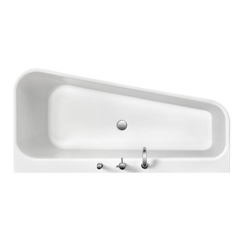 Ottofond Badewannen-Set 'Pino' links Sanitäracryl weiß 1550 x 750 mm von Ottofond