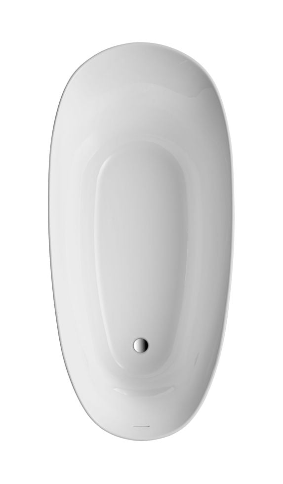 Ottofond Freistehende Badewanne Aviva 180 x 85 x 44 cm, weiß von Ottofond