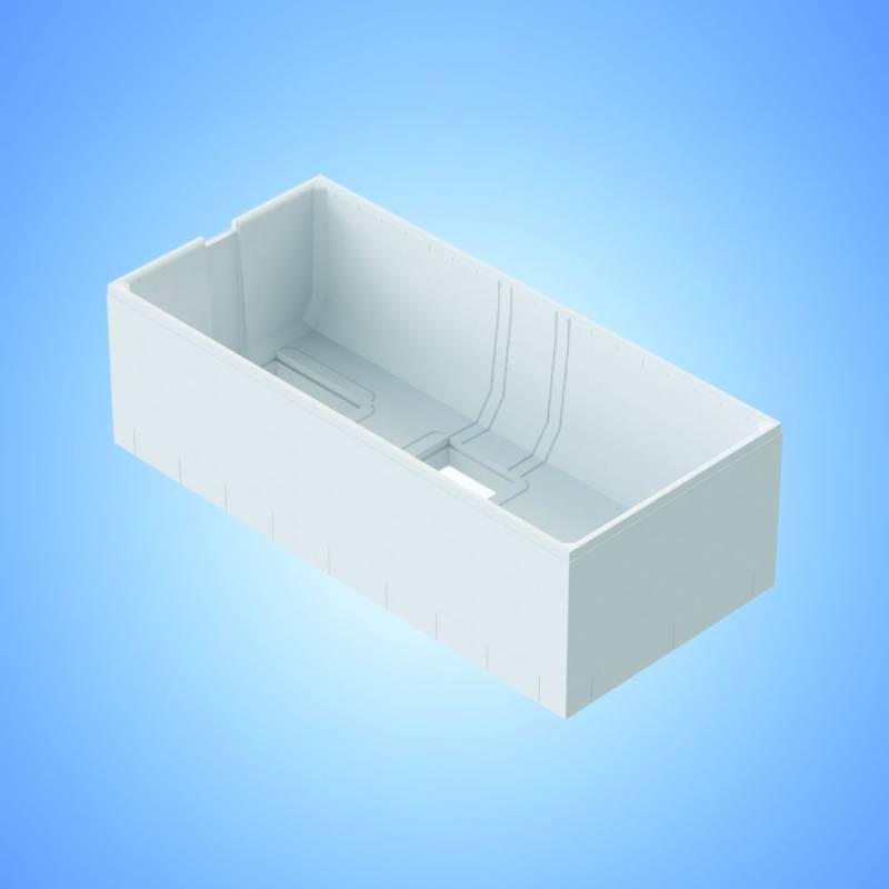 Ottofond Wannenträger Rosa 1670 x 720 mm von Ottofond