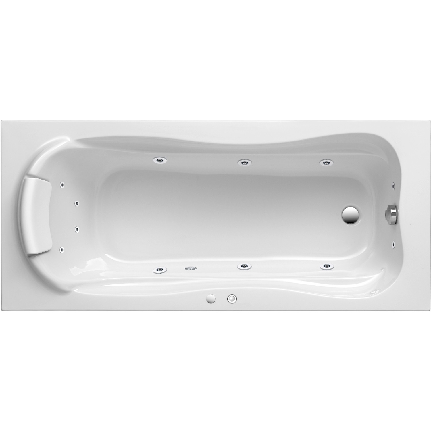 Ottofond Whirlpool Jamaica Komfort 170 cm x 80 cm Weiß Ottofond Whirlpool Jamaica Komfort 170 cm x 80 cm Weiß von Ottofond
