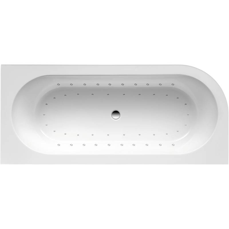 Ottofond Whirlpool Links Modena Corner Komfort-Light-Silentsystem 178 cm x 78 cm von Ottofond