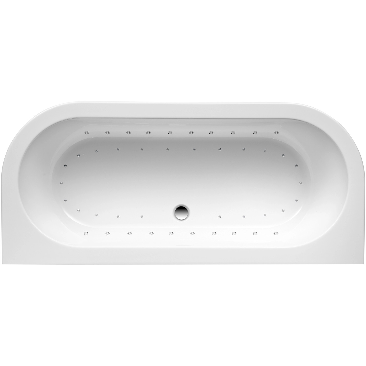 Ottofond Whirlpool Modena Komfort-Light-/Silentsystem 180 cm x 79 cm Weiß von Ottofond