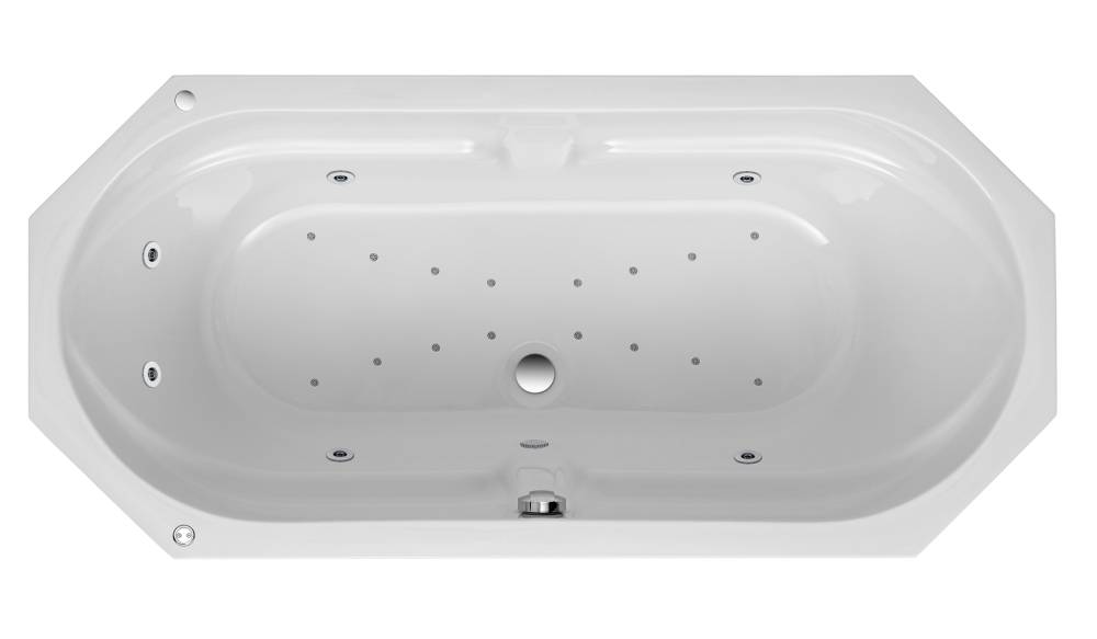 Ottofond Whirlpool-System 3 Sicilia 170 cm, weiß von Ottofond