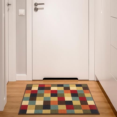 Ottomanson Ottohome-Kollektion Teppich mit Karo-Design, 67 cm x 90 cm, mehrfarbig von Ottomanson