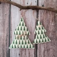 2 Weihnachtsbäume in Beige Grün Für Die Weihnachtsdeko // Deko Tannenbaum Weihnachtsbaumanhänger Genähtes Weihnachten 2 Weihnachtsbäume in Beige Grün Für Die Weihnachtsdeko // Deko Tannenbaum Weihnachtsbaumanhänger Genähtes Weihnachten von OttosNadelkram