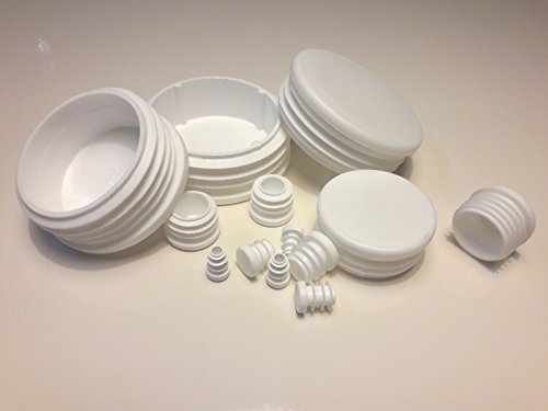 10 Stück Rohrstopfen Ø30mm rund Weiß Lamellenstopfen 10 Stück Rohrstopfen Ø30mm rund Weiß Lamellenstopfen von LUMBO