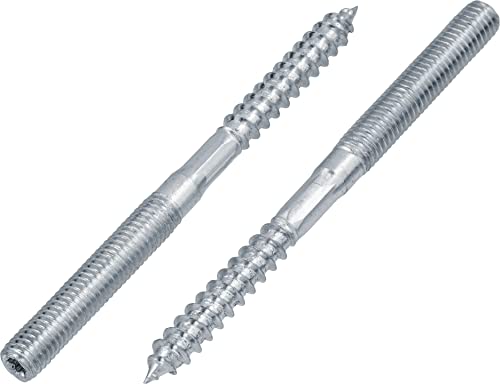 20 Stück Stockschraube M8x150mm, mit Torx Antrieb (Stahl verzinkt) von OuM