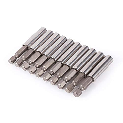 227/5000 翻译结果 Bohrerhalter-10Pcs Zoll Sechskantschaft Magnetische Bithalterverlängerung Verlängerungsbuchse Sechskant Elektrowerkzeuge von Oubit