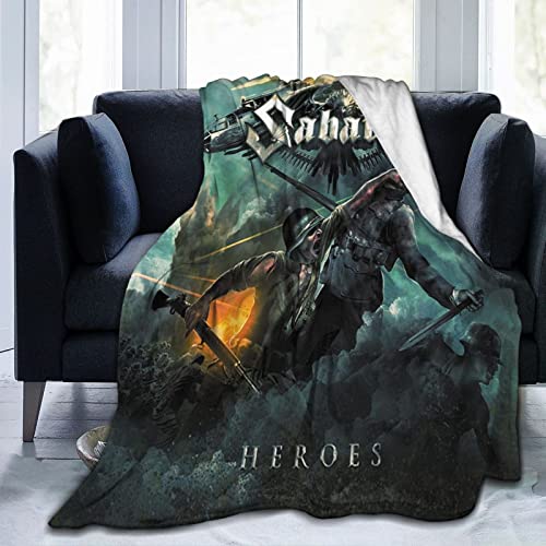 Blanket for Sabaton Leichte Decke für Bett/Sofa/Couch, Reisedecke, extrem weiche warme Decke von Oudrspo